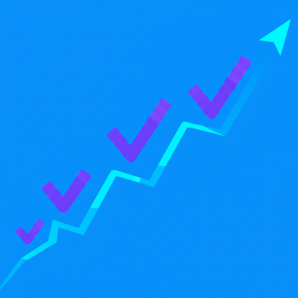 Modern illustration representing success and trust